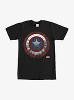 Marvel Ornate Captain America Shield T-Shirt