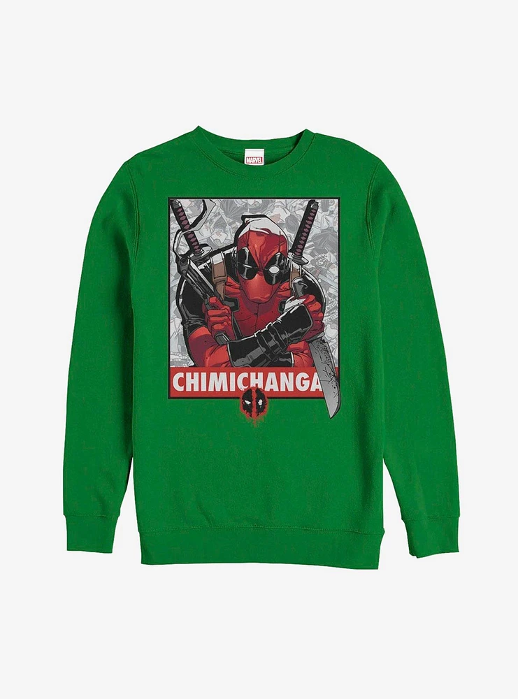 Marvel Deadpool Chimichangas Poster Sweatshirt