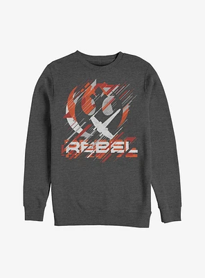 Star Wars Rebel Crest Streaks Sweatshirt