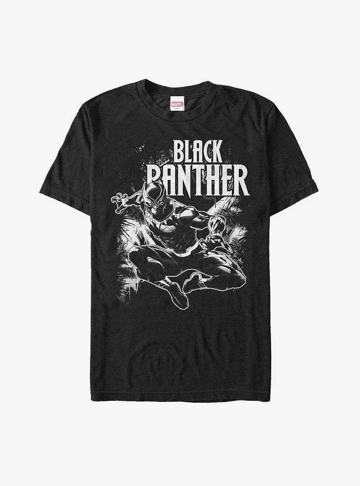 Marvel Black Panther Jungle Leap T-Shirt