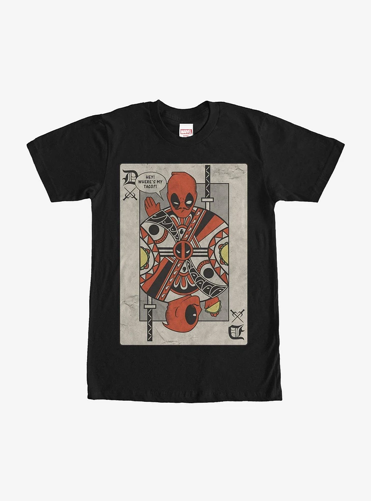 Marvel Deadpool Playing Card T-Shirt