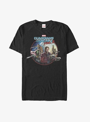 Marvel Guardians of the Galaxy Vol. 2 Team Round T-Shirt