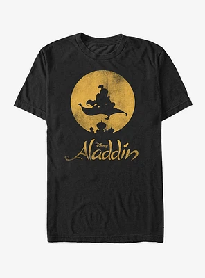 Disney Aladdin Magic Carpet Silhouette T-Shirt