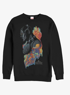 Marvel Black Panther 2018 Artistic Pattern Sweatshirt