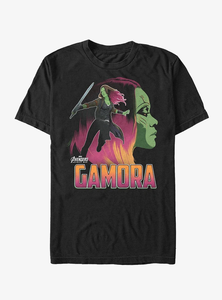 Marvel Avengers: Infinity War Gamora Portrait T-Shirt