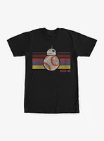 Star Wars BB-8 Retro Stripes T-Shirt