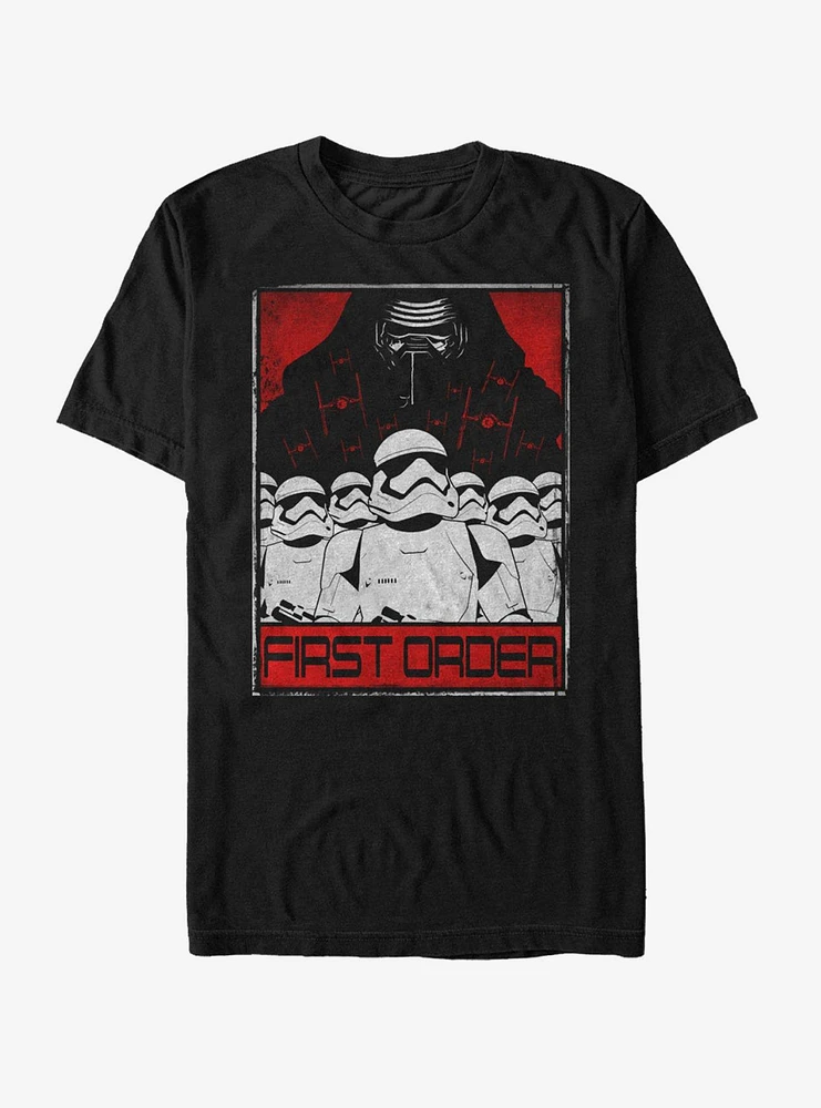 Star Wars First Order Troops Assemble T-Shirt