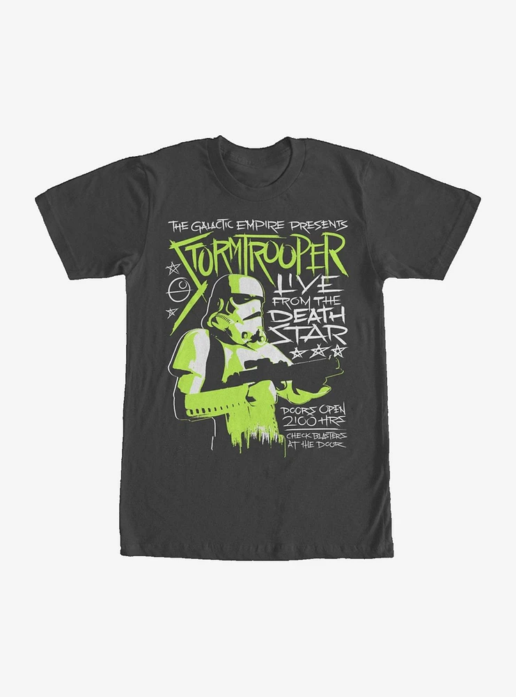 Star Wars Stormtrooper Concert Poster T-Shirt