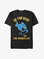 Disney Aladdin Genie Two Wishes Left T-Shirt