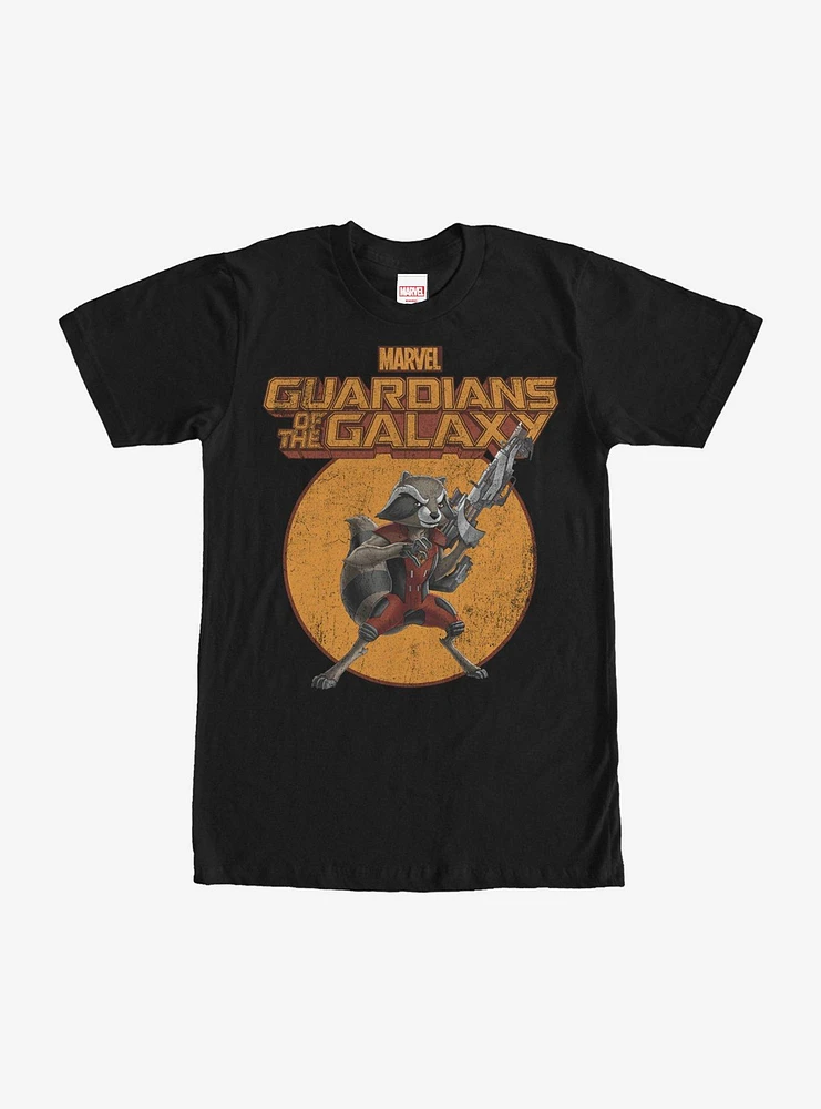 Marvel Guardians of the Galaxy Cartoon Rocket T-Shirt