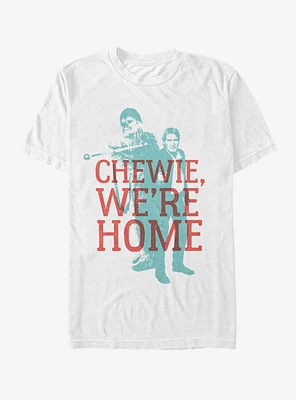 Star Wars Han Solo Chewie We're Home T-Shirt