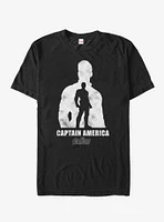 Marvel Avengers: Infinity War Captain America Silhouette T-Shirt