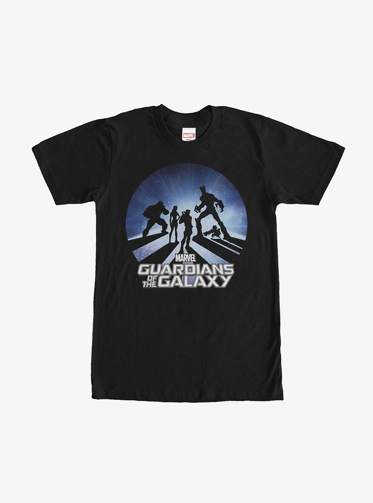 Marvel Guardians of the Galaxy Silhouette T-Shirt