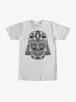 Star Wars Henna Darth Vader Helmet Print T-Shirt
