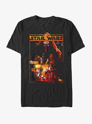Star Wars Kylo Ren Character Group T-Shirt