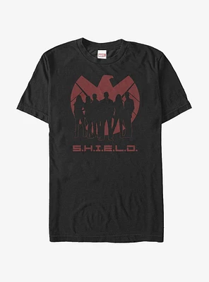 Marvel Agents of SHIELD Silhouette Logo T-Shirt