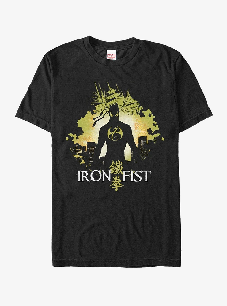 Marvel Iron Fist Cityscape T-Shirt