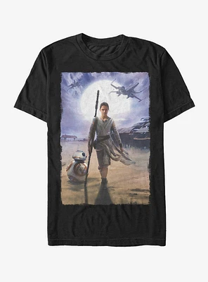 Star Wars Rey on Jakku T-Shirt