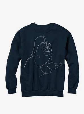Star Wars Darth Vader Outline Sweatshirt
