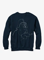 Star Wars Darth Vader Outline Sweatshirt