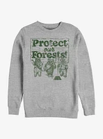 Star Wars Ewok Protect Our Forests Sweatshirt