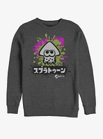 Nintendo Splatoon White Inkling Squid Sweatshirt