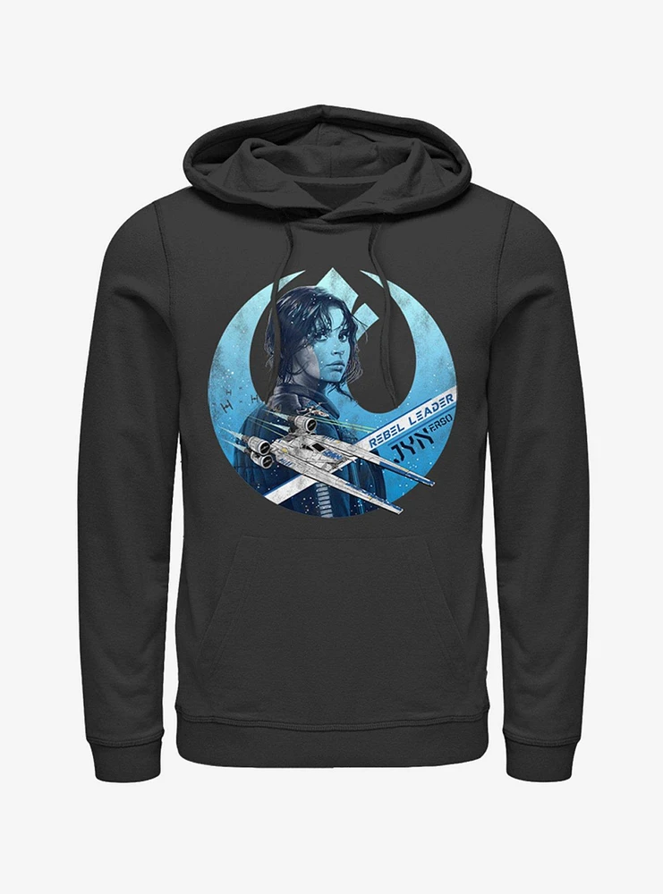 Star Wars Jyn Erso Rebel Crest Hoodie