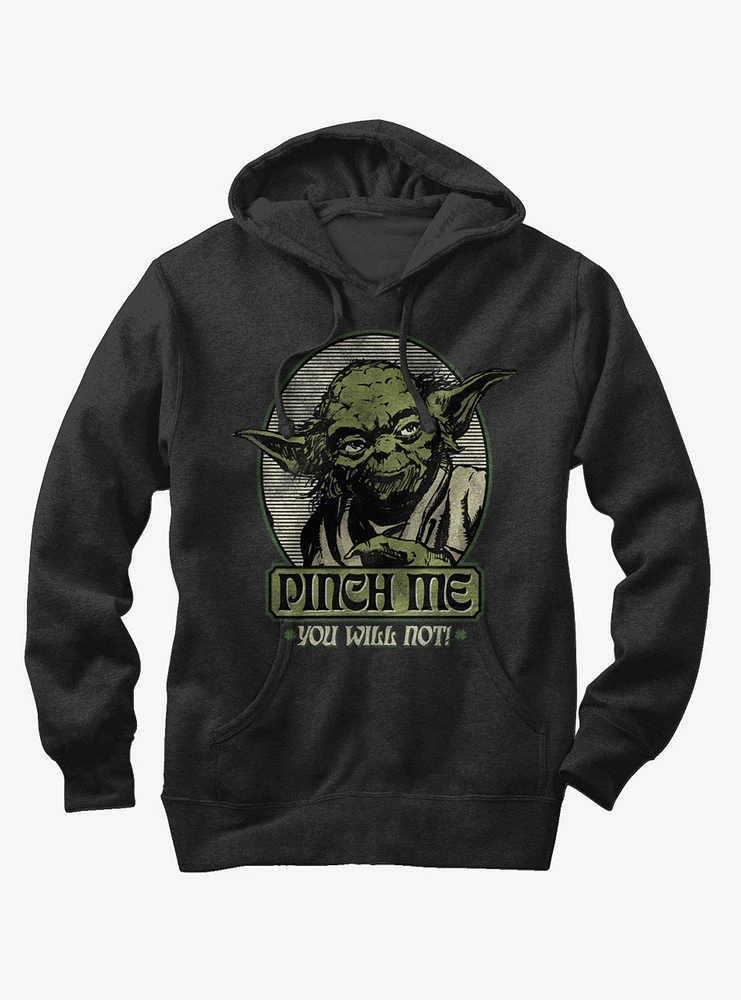 Star Wars Yoda Pinch Me Hoodie