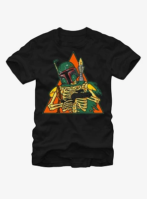 Star Wars Halloween Boba Fett Skeleton T-Shirt