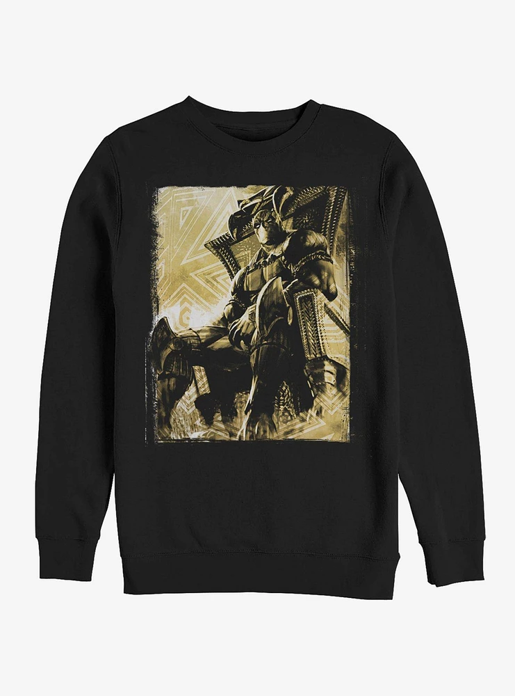 Marvel Black Panther Throne Sweatshirt