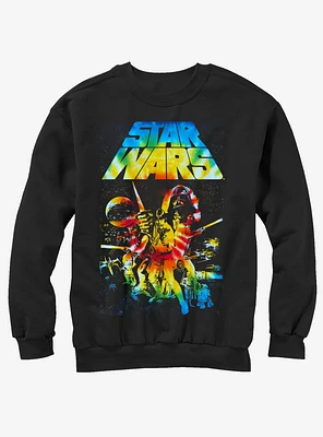 Star Wars Classic Tie-Dye Poster Sweatshirt
