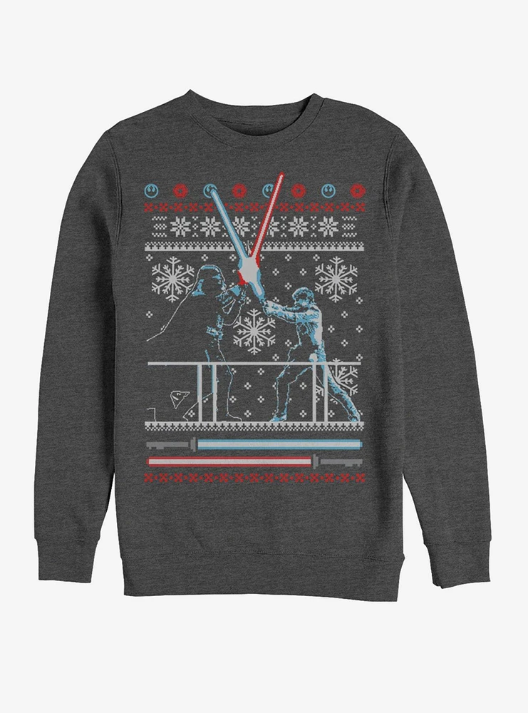 Star Wars Ugly Christmas Sweater Duel Girls Sweatshirt