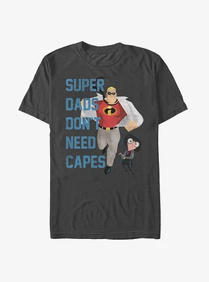 Disney Pixar The Incredibles Super Dads Don't Need Capes T-Shirt