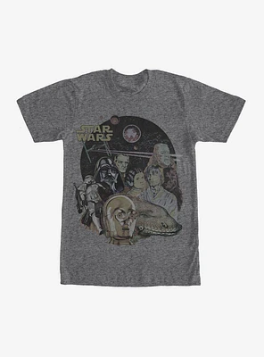 Star Wars Characters and Sandtrooper T-Shirt
