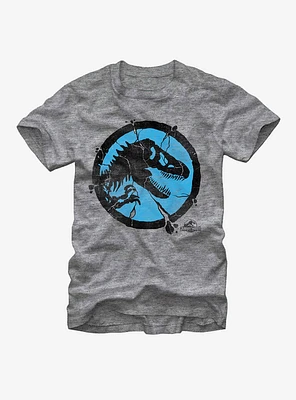 Jurassic World Cracked T. Rex Logo T-Shirt