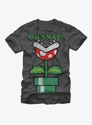 Nintendo Mario Piranha Plant Oh Snap T-Shirt