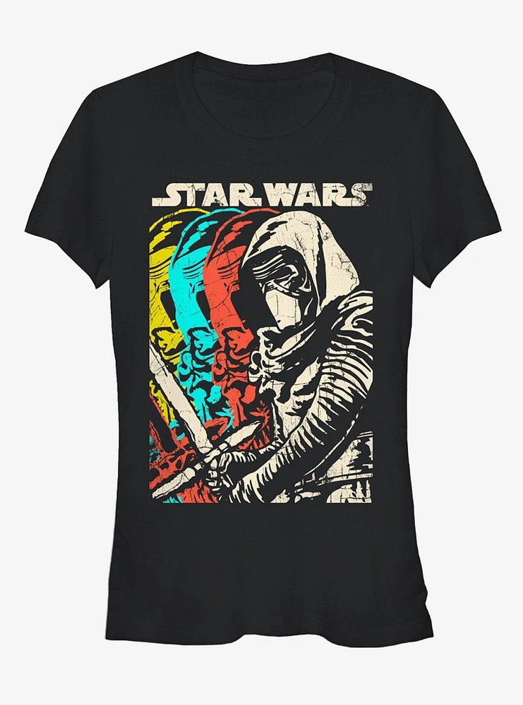 Star Wars Episode VII The Force Awakens Kylo Ren Copies Girls T-Shirt