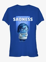 Disney Pixar Inside Out Sadness Portrait Girls T-Shirt