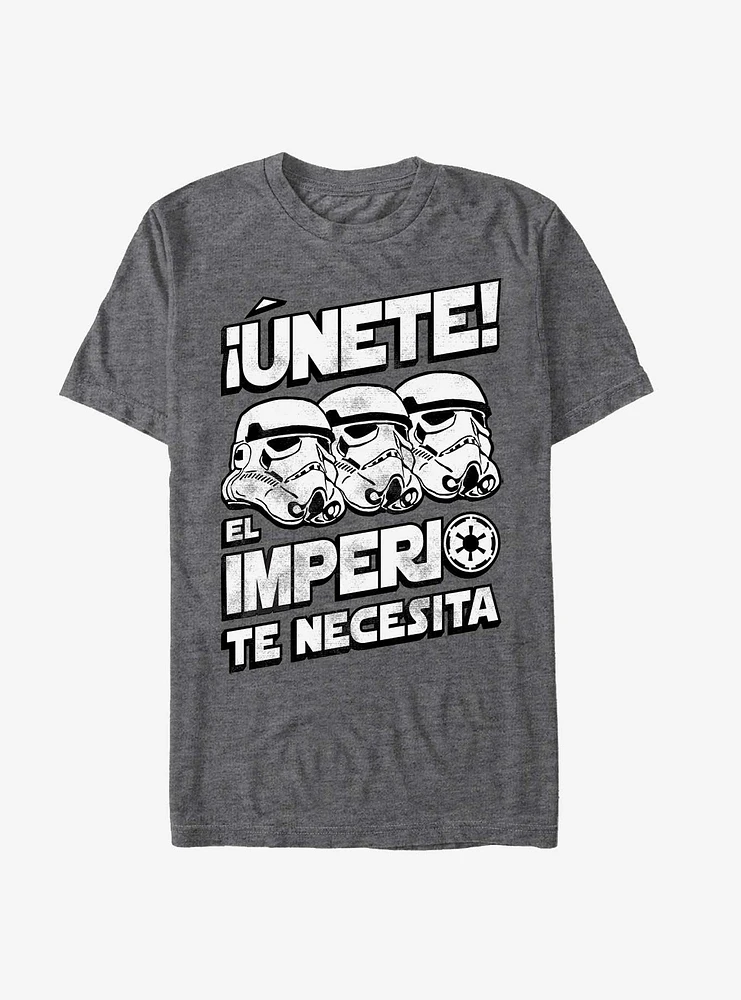 Star Wars El Imperio Te Necesita T-Shirt