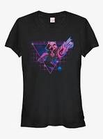 Marvel Guardians of the Galaxy Rocket Triangle Girls T-Shirt