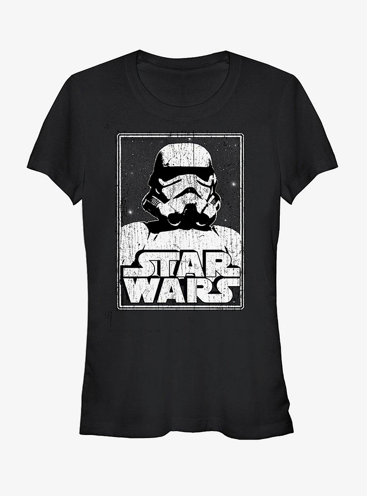 Star Wars Stormtrooper Logo Girls T-Shirt