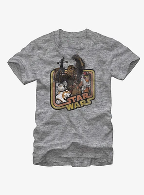 Star Wars Retro Chewbacca and Poe Dameron T-Shirt