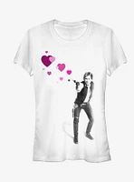 Star Wars Han Shot Hearts Girls T-Shirt