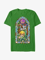 Nintendo Legend of Zelda Stained Glass Forest T-Shirt