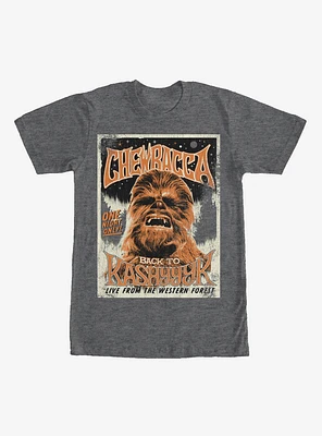 Star Wars Chewbacca Vintage Concert Poster T-Shirt