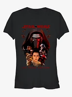 Star Wars Episode VII The Force Awakens Kylo Ren and Rey Girls T-Shirt