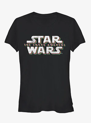 Star Wars Episode VII The Force Awakens Classic Logo Girls T-Shirt