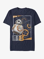 Star Wars BB-8 Schematics T-Shirt