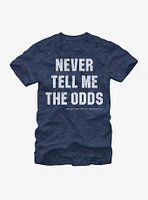 Star Wars Never Tell Me the Odds T-Shirt