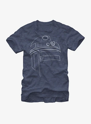 Star Wars R2-D2 Outline T-Shirt